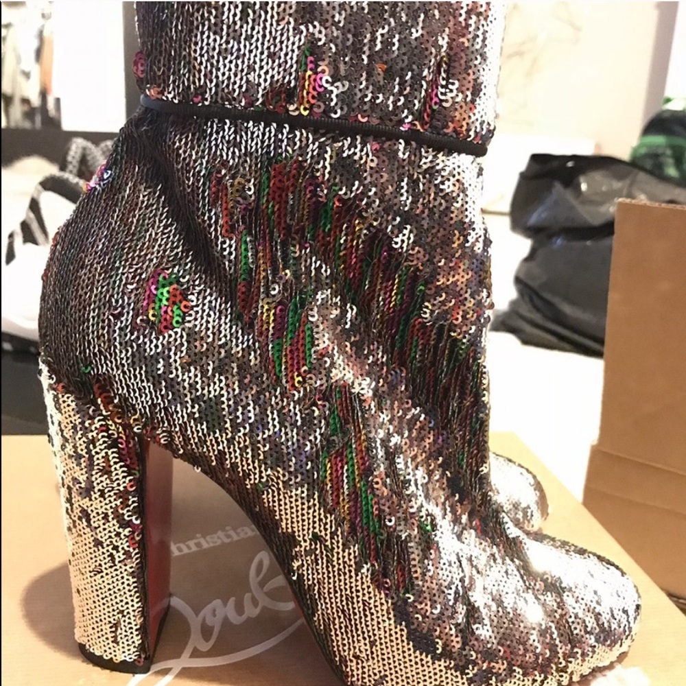 Christian Louboutin boots size 38.5 brand new